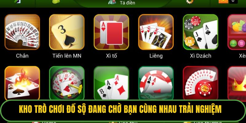 Kho trò chơi đồ sộ đang chờ bạn cùng nhau trải nghiệm